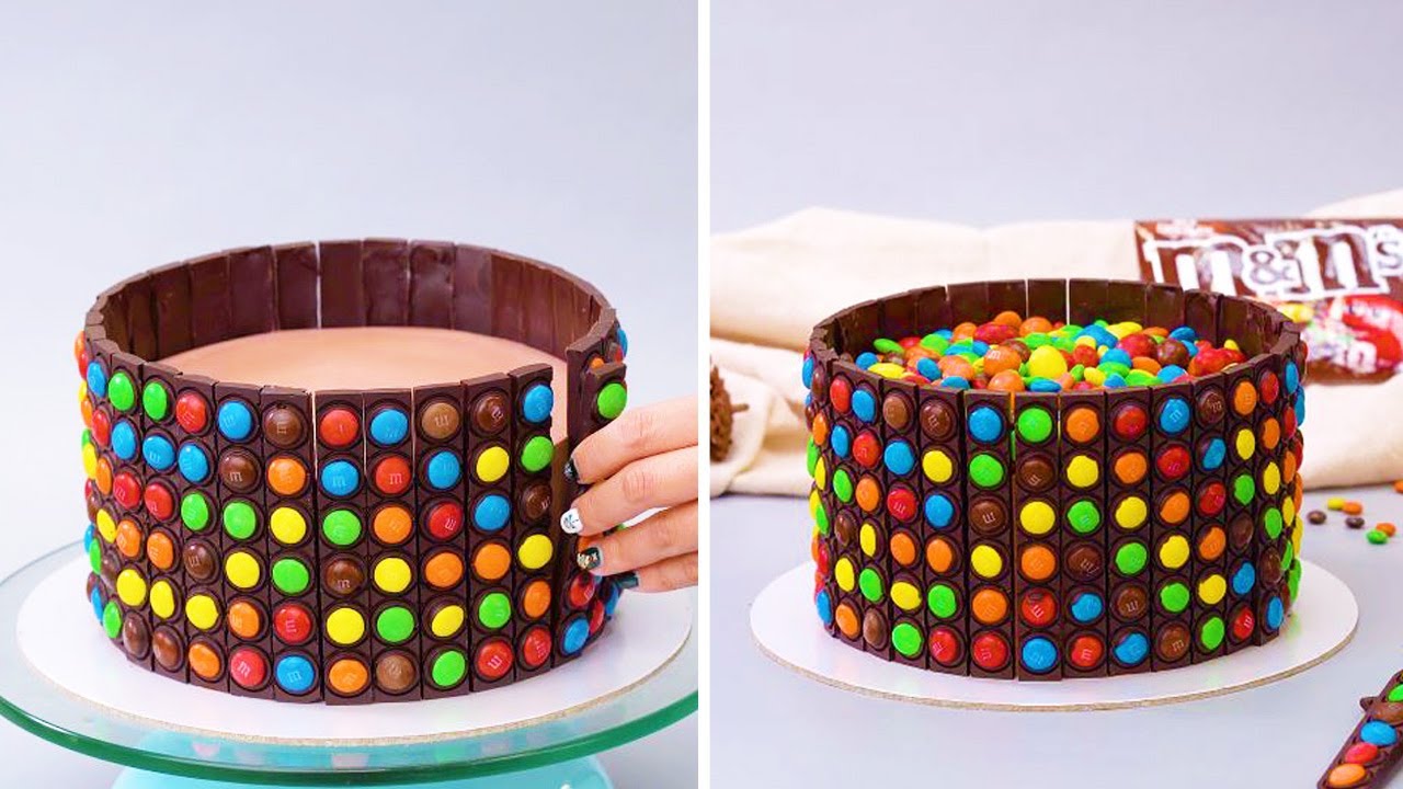 Colorful Rainbow Candy Cake | So Yummy Cake Tutorials | Easy Chocolate Cake | Master Cake | 