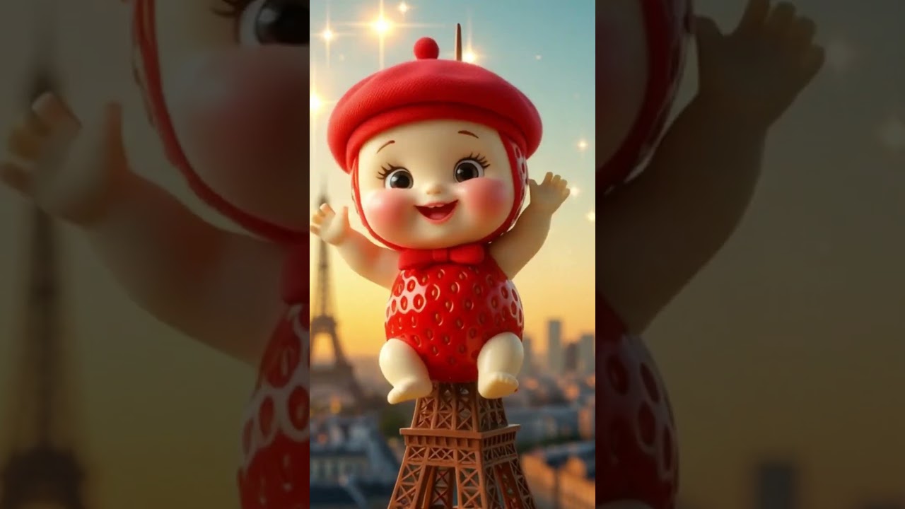 Strawberry Baby’s Eiffel Adventure—Magnifique Viral ASMR!