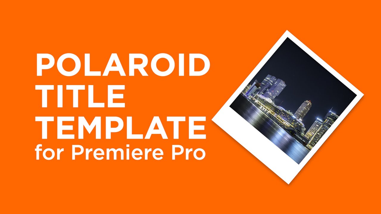 youtube template premiere pro