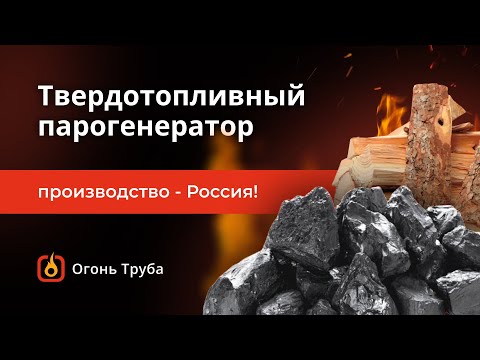 Промышленный твердотопливный парогенератор