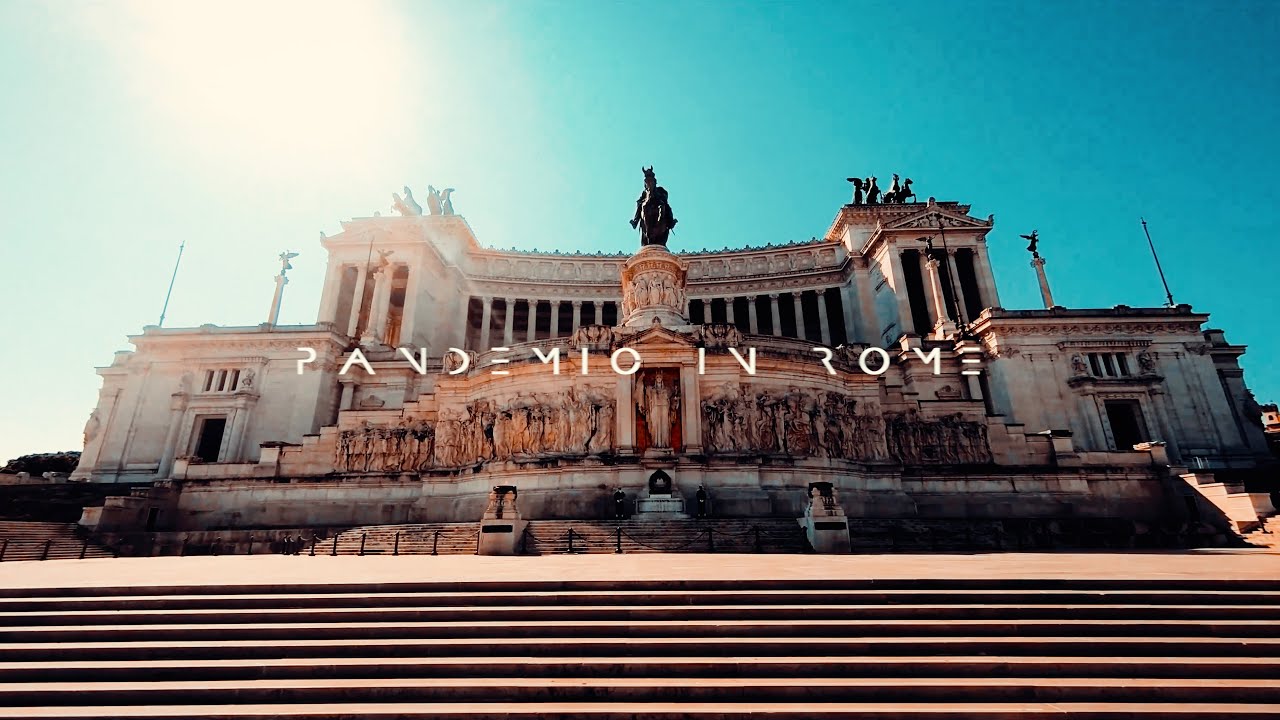 ROMA VUOTA DURANTE IL LOCKDOWN COVID19 - Cinematic 4K
