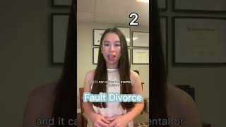 What is a fault divorce?