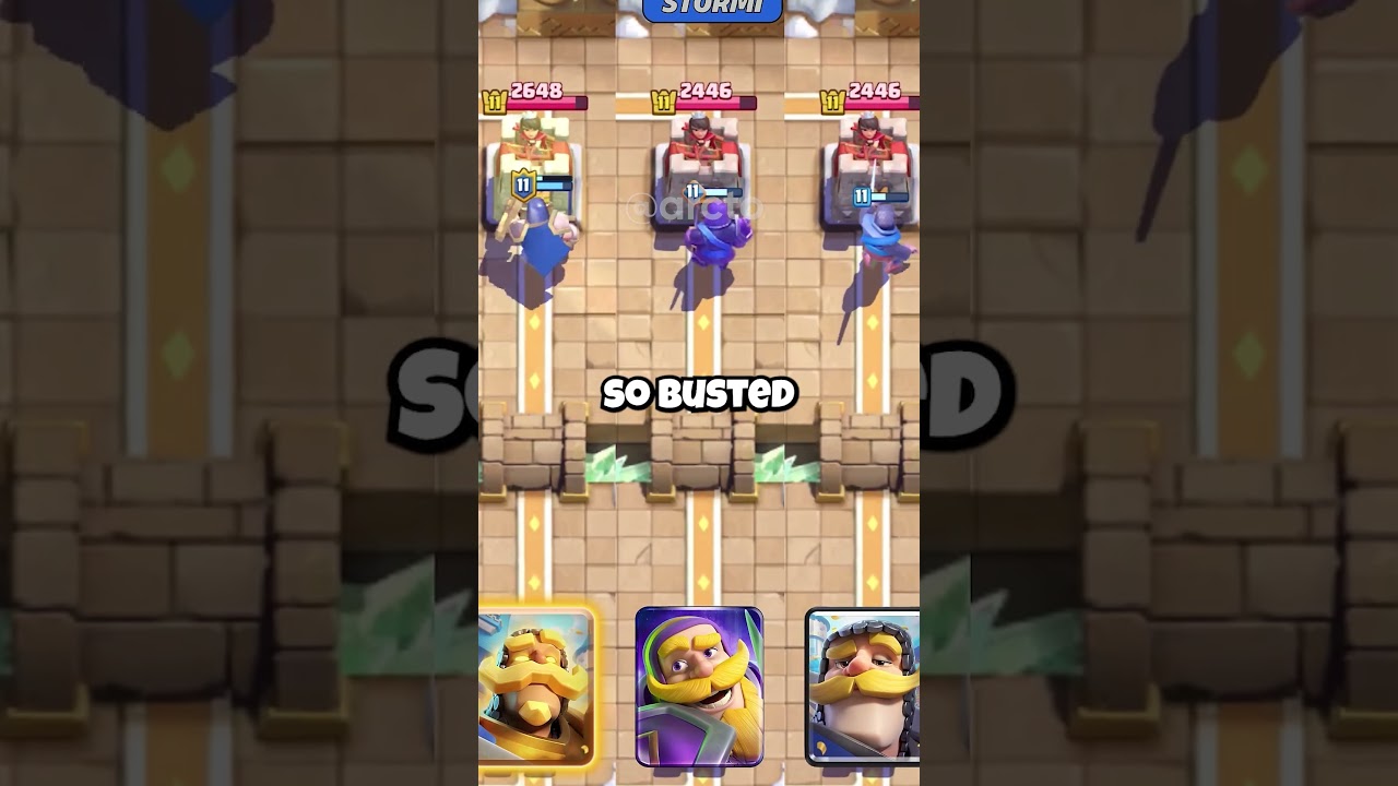 EVO KNIGHT WAS BWOKEN #clashroyale