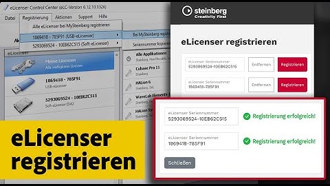Wie Du Deine eLicenser registrierst | Support