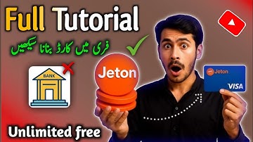 Jeton App🔥 Free VISA Card Kaise Banayein | Unlimited Virtual Cards Trick 2025