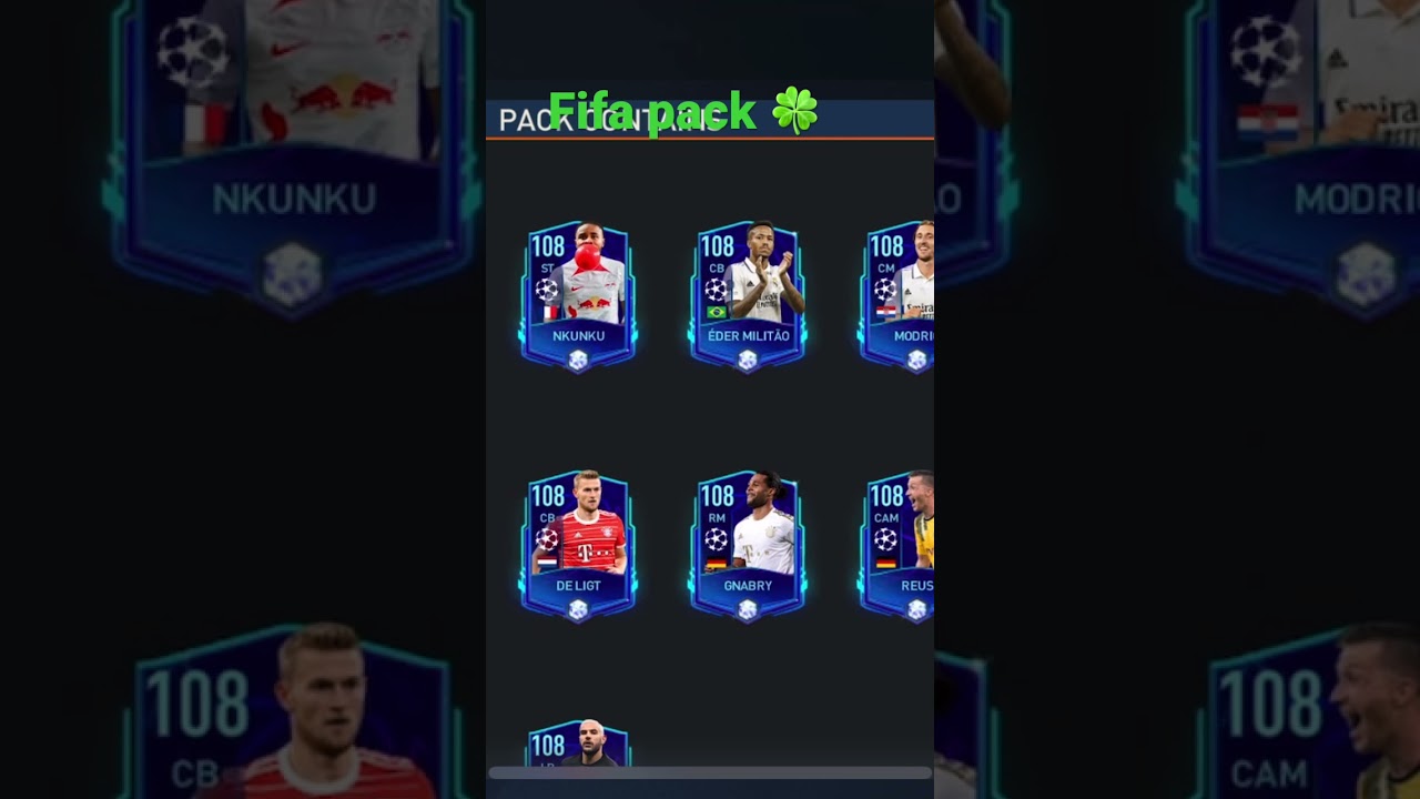 Fifa pack luck first time doing the exchange 