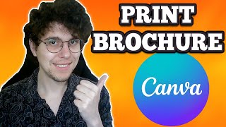 How To Print Brochure From Canva