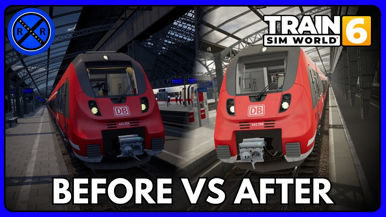 ДО и ПОСЛЕ | Ремастер Кёльн - Ахен! | Train Sim World 6