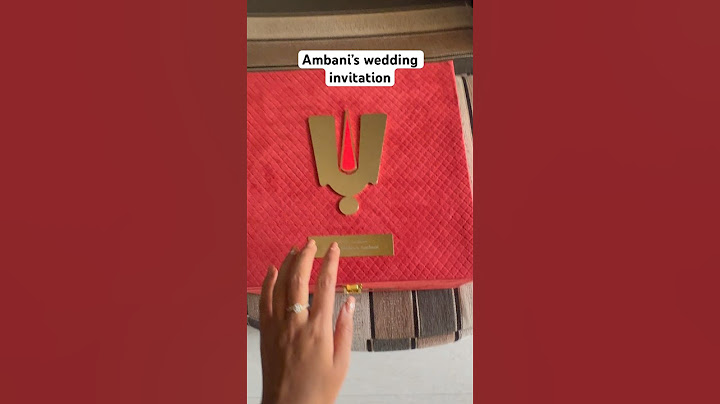 Invitation of anant ambani  and radhika’s aasisrvaad . #ambaniwedding #ambani #wedding #anantambani