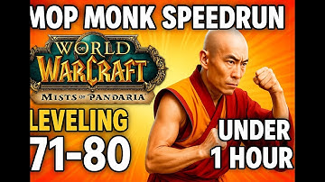 WOW MOP Classic  Speedrun Monk 71-80 Botanica in less than 1 hour (Route/gear in description)