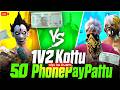 Road To 19k 🎉 1v2 Kottu ₹50 Pattu 🤑 Free Fire Telugu Live Stream🔥 @VipGamingTeluguu #freefiretelugu