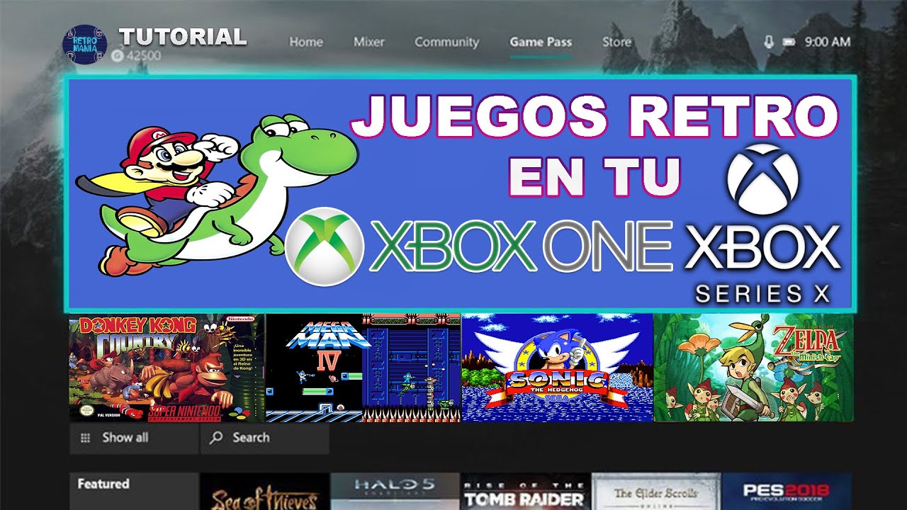 JUEGOS RETRO EN TU EN XBOX ONE, SERIES X/S TUTORIAL 