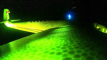 Flite test E-flite night radian crash !!