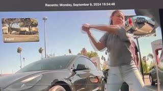 Woman In California Smashes Tesla Windows To Save Locked Child
