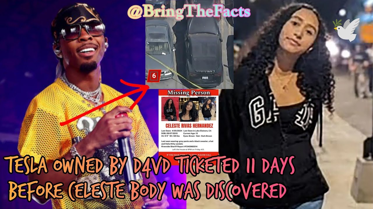 Tesla owned by D4vd ticketed 11 days before Celeste body was discovered ...
