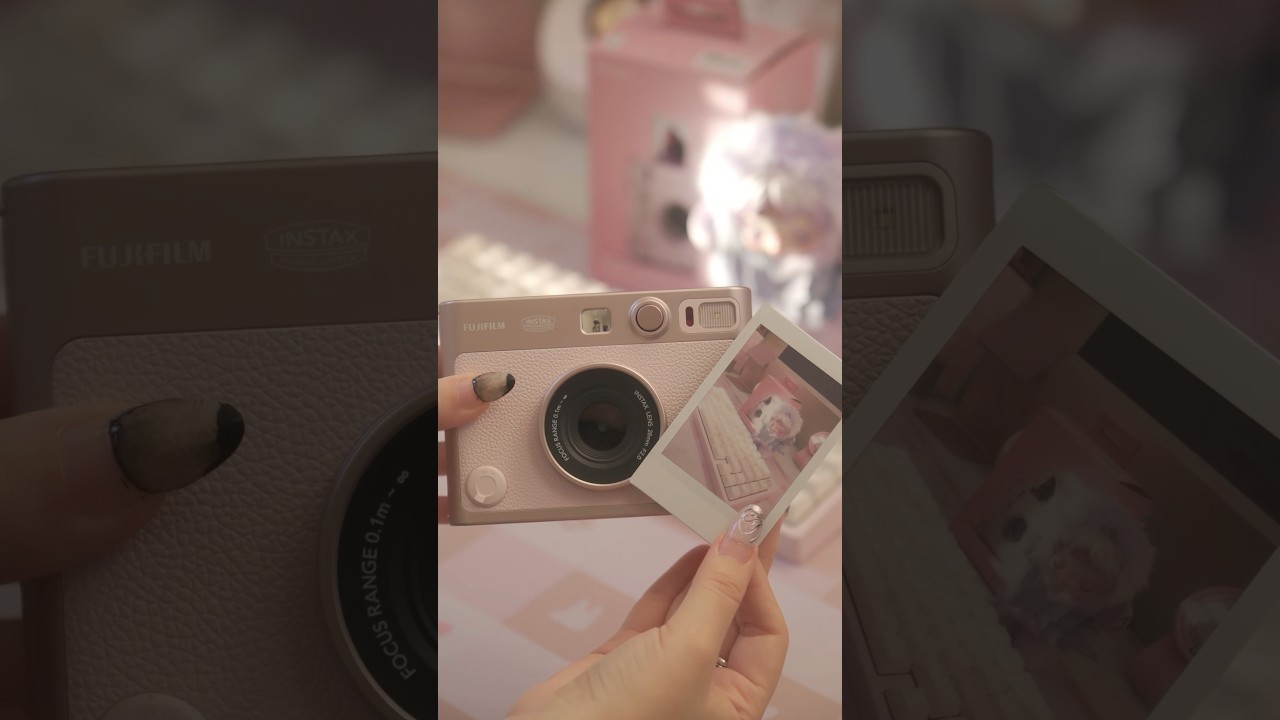 🎥 Unboxing the new Instax Mini Evo in Gentle Rose colorway  #instaxcamera #fujifilm — Video review, click xem trên YouTube