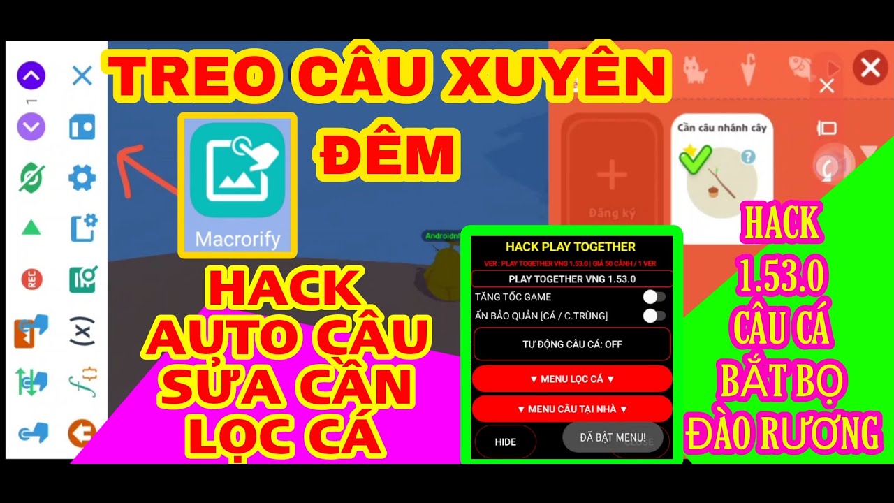 Hack Play Together 1.53 Auto Câu Lọc Cá Đào Rương - YouTube