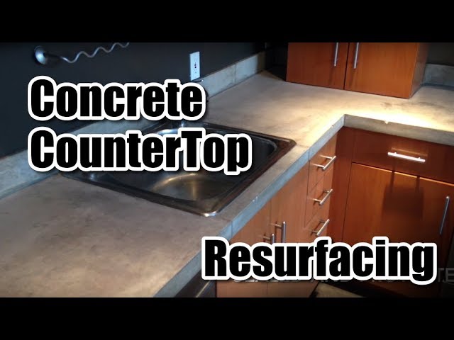 How To Resurface A Concrete Counter Top