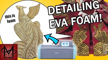 How To Make Custom Cut Files + Cut EVA FOAM with Brother ScanNCut SDX 125e