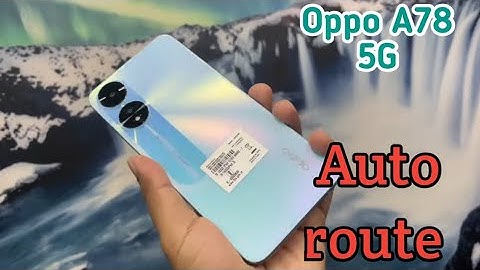 Auto Rotate Screen In Oppo A78 5G,  Rotate Screen Setting In Oppo A78 5G,  How To Rotate Screen