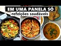 SEM TEMPO?  prepare almoços e jantares veganos de uma panela só deliciosos