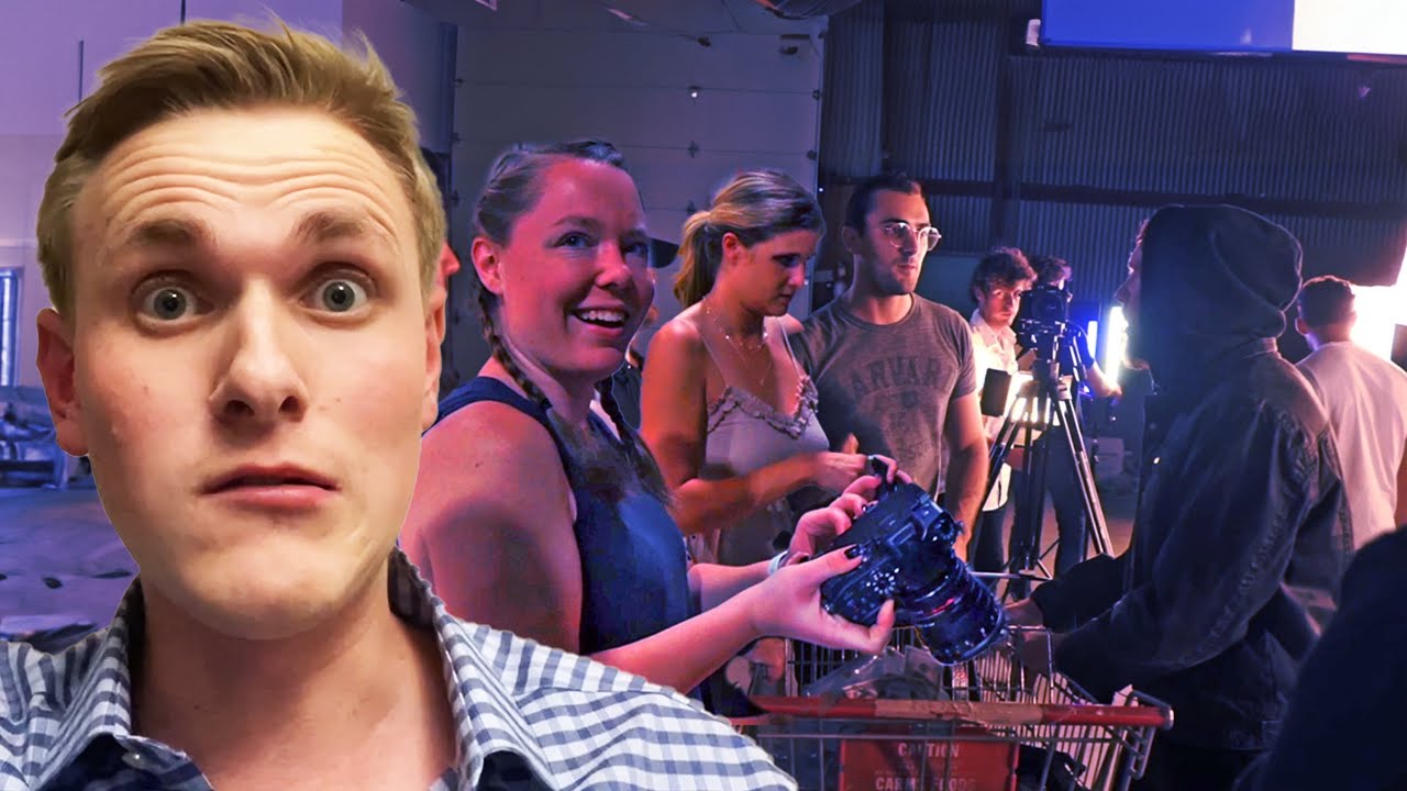 My Friend Made A Superhero Film! #behindthescenes - YouTube