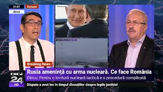 Vasile Dîncu, despre amenințarea nucleară a lui Putin: Încerci să arăți că ești nebun