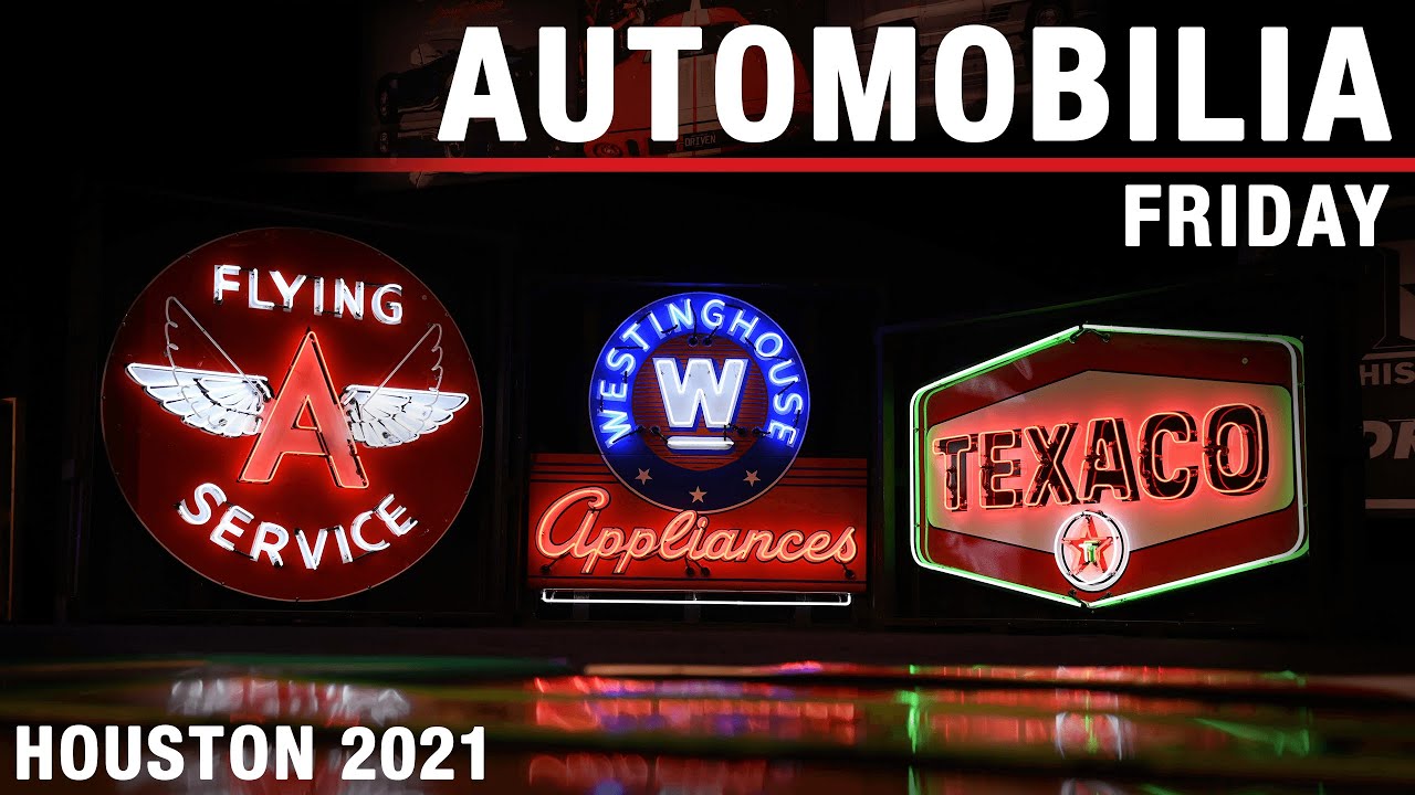 Day 2 LIVE BARRETTJACKSON HOUSTON AUTOMOBILIA AUCTION YouTube