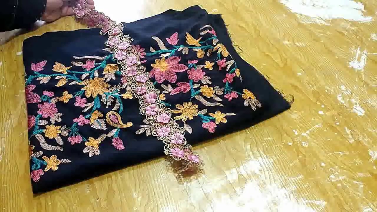 تفصيل وخياطة قندورة دار  بقالون جديد و متحوفة - الجزء الاول