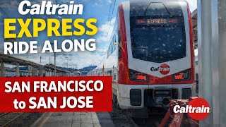  Is This the Fastest Caltrain?! SF to San Jose EXPRESS Ride 🚆