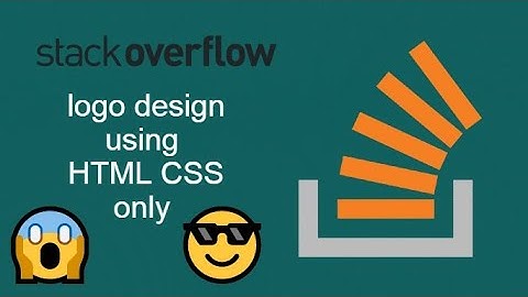 Stackoverflow Logo Design using HTML and CSS only || JUST IN 3 MINUTES #html #css #webdesign #design
