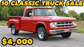 Crazy Price Drop: 11 Classic Trucks For Sale Under $10,000