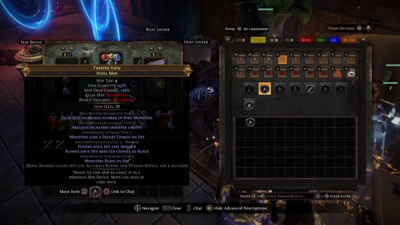 [POE-PS4] RIP2 Ruthless HCSSF 3.20 のんびり呑みながら [Path of Exile]