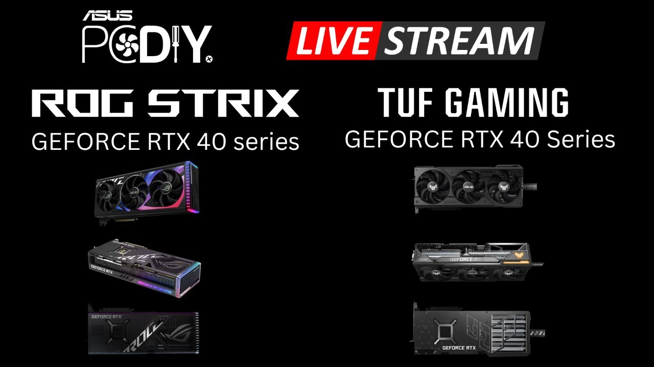 ASUS RTX 4080 Cards - ROG Strix vs TUF Gaming vs Founders Edition 