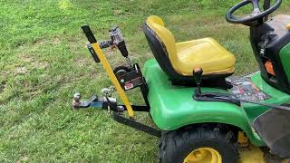 Garden tractor Sleeve hitch, 3 point hitch,Rear attachments  DIY