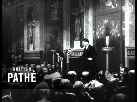 Foreign Press Conference April 1933 Aka Hitler Speaking At Foreign Press Conference