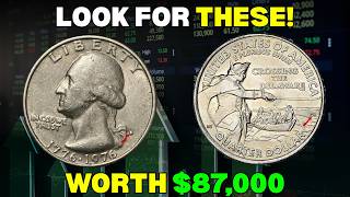 $0.25 To $87,000: 5 Valuable Washington Quarters To Look For In 2026!