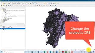 Change the Coordinate Reference System (CRS) in QGIS