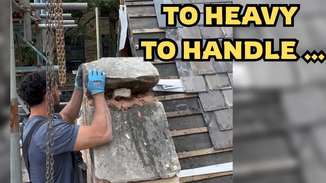 Как поднимать и укладывать тяжелые камни