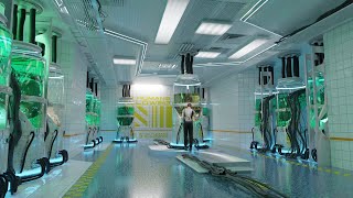 🔴 blender live  - creating a futuristic scifi lab in blender