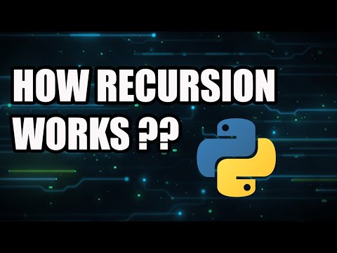 Data Structures and Algorithms in Python Course  || How Recursion Works - Part 5