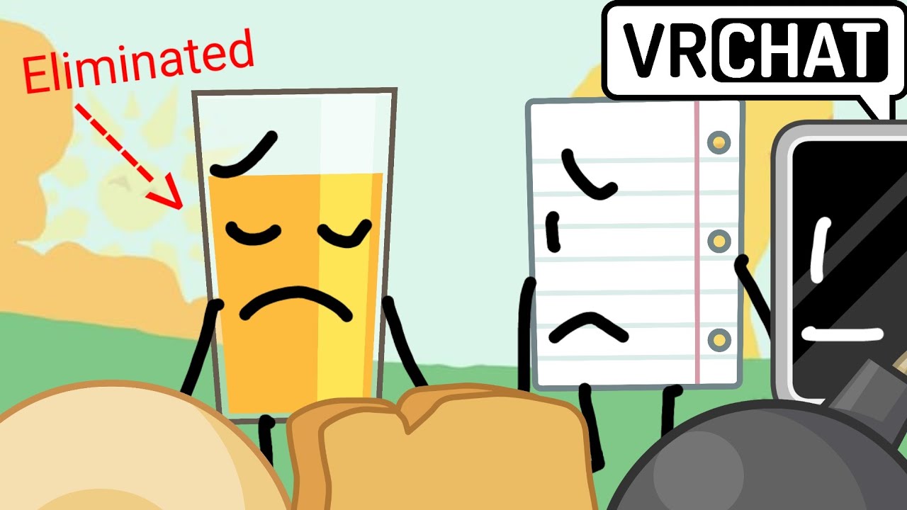 Bfdi And II Vrchat Show: OJ Gets Eliminated! (WARNING: BAD WORDS)