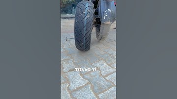 Apache 160 4v 170/60 tyre size #shortsfeed #tyre #modification