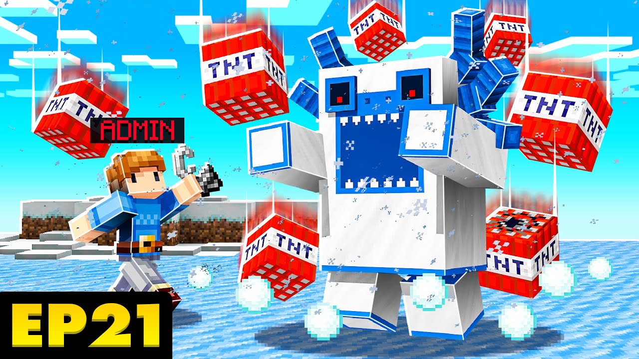 NUKING the YETI BOSS in SkyFactory w/ FRIENDS! - EP.21