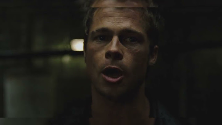 TYLER DURDEN // a person who created Fight Club is even not a Real Man
