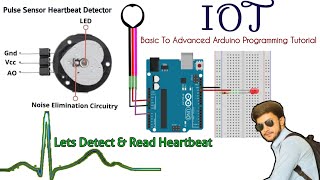 Detect Heartbeat Using Arduino Pulse Sensor Basic To Advanced Languages #shorts