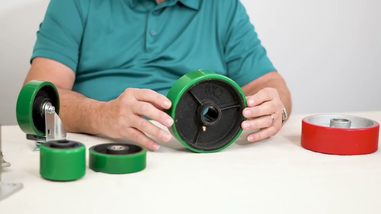 SY America Heavy-Duty Industrial Polyurethane Caster Wheels