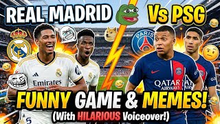 Real Madrid vs PSG Funny Highlights | Epic Fails, Memes &amp; Hilarious Voiceover