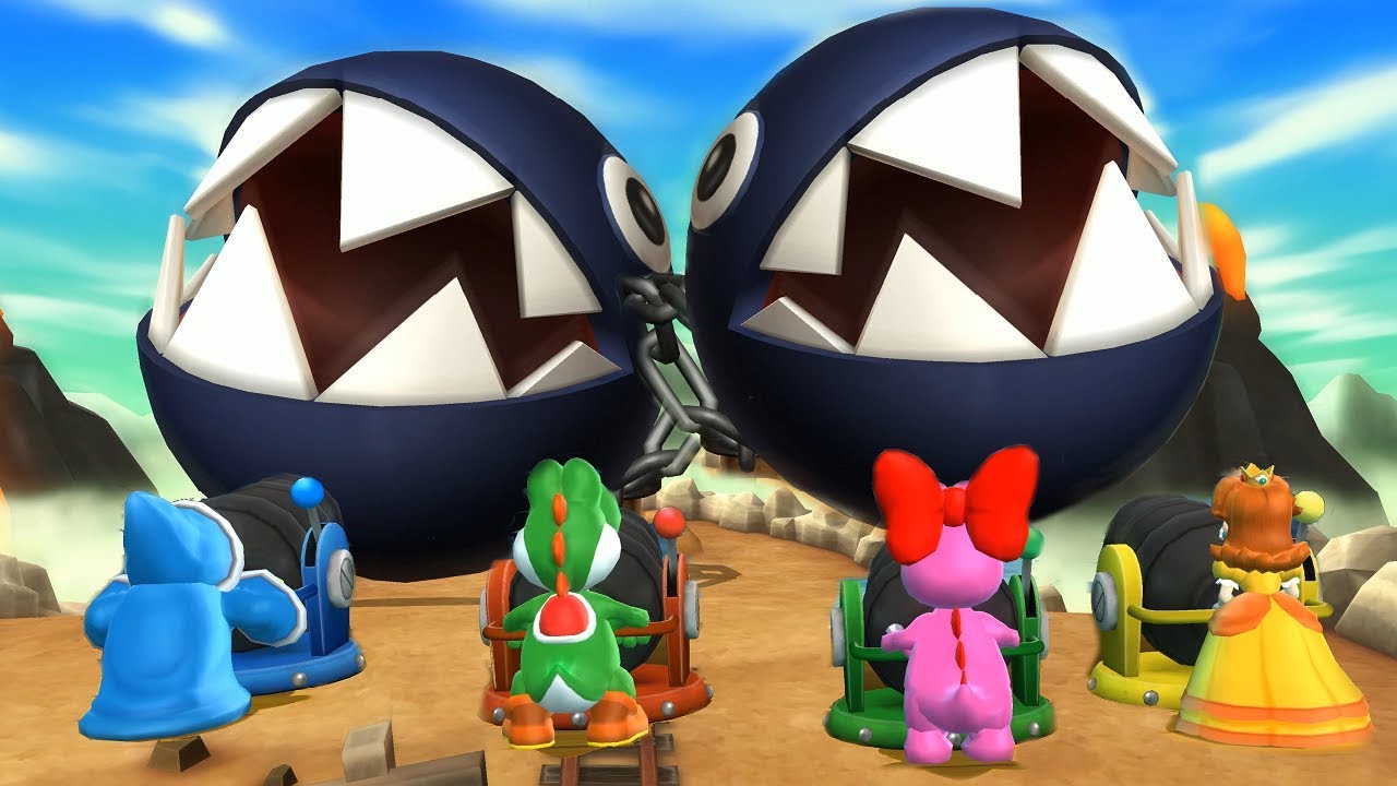 Mario Party 9 Boss Rush - Kamek vs Yoshi vs Birdo vs Daisy| Cartoons Mee