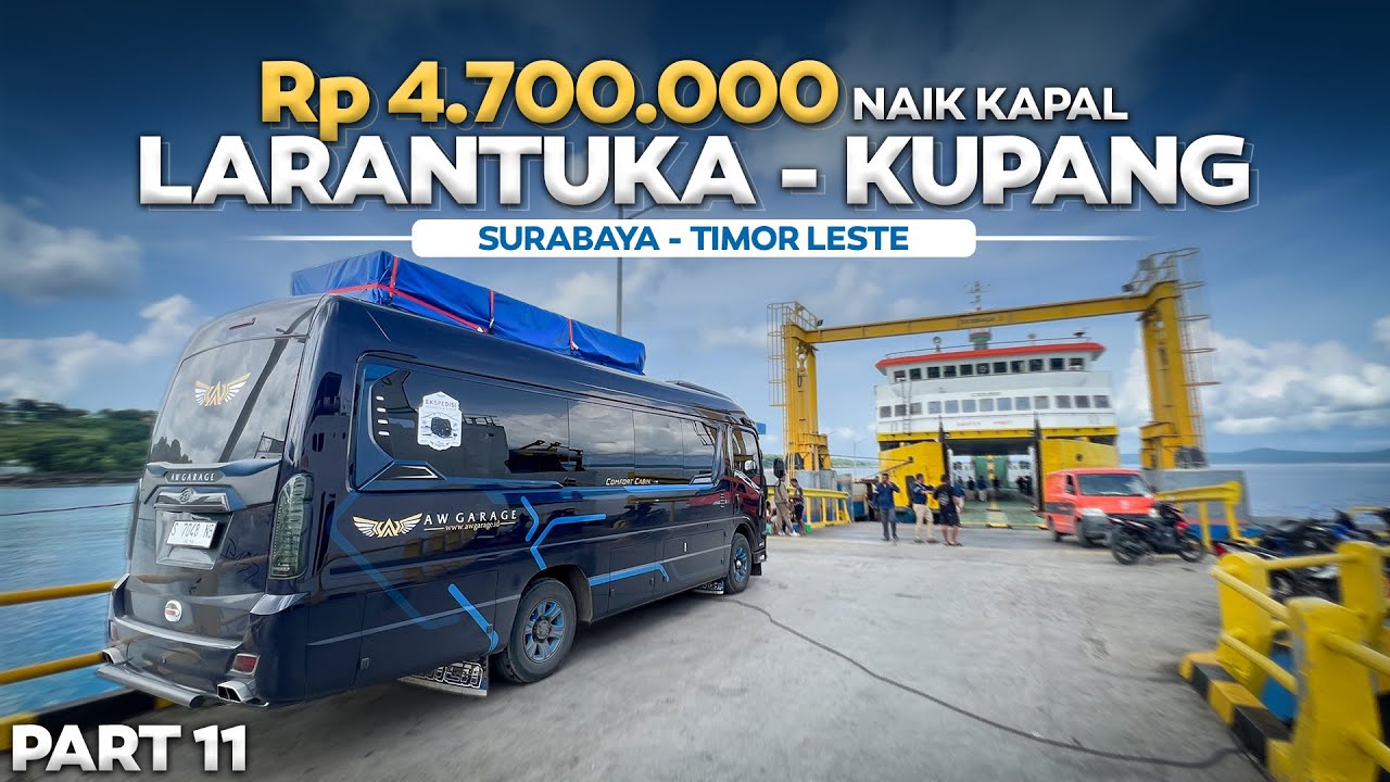 Ep.11 - HARGA TIKETNYA WOW ‼️ 14 Jam Penyebrangan Larantuka - Kupang .